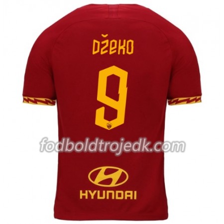 AS Roma Dzeko 9 Hjemme 2019/20 - Fodboldtrøjer(S/S)